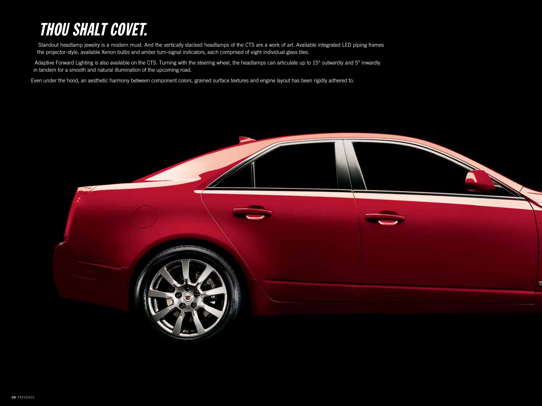2009 Cadillac CTS Brochure Page 24